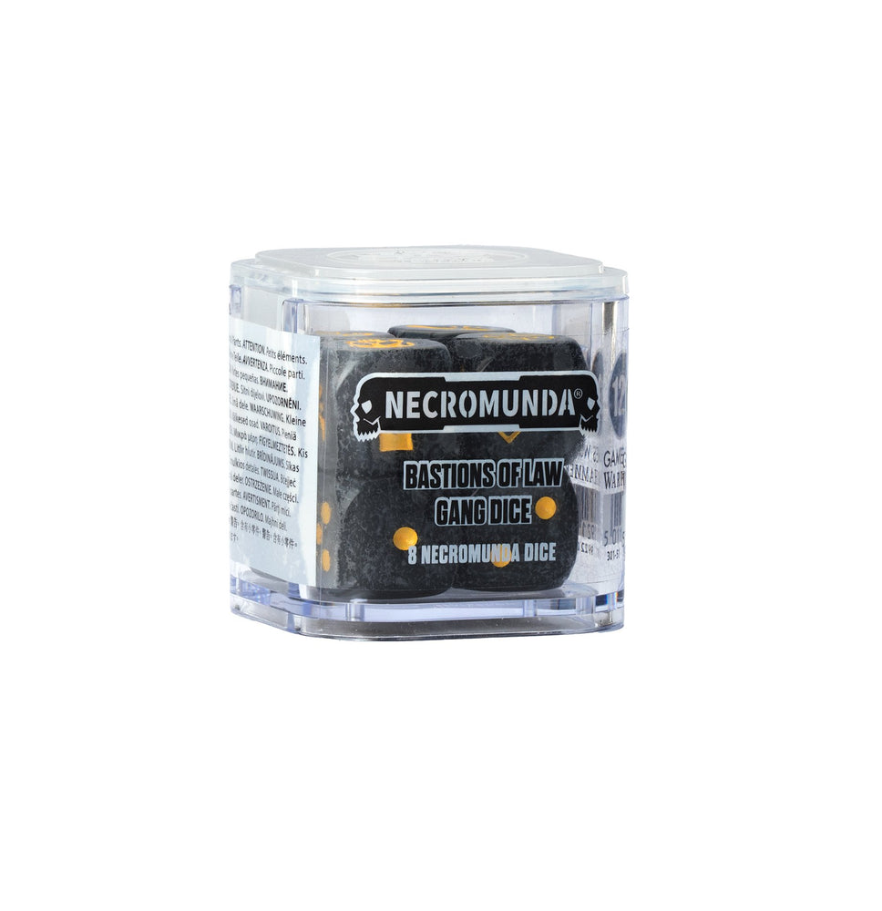 NECROMUNDA BASTIONS OF LAW GANG DICE SET OF 8