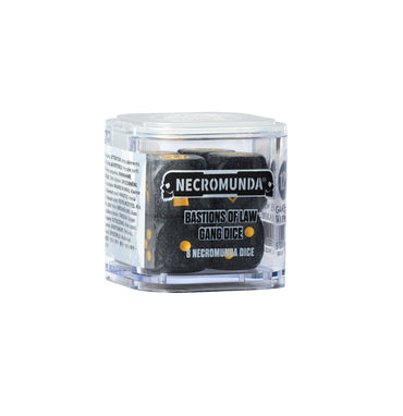 NECROMUNDA BASTIONS OF LAW GANG DICE SET OF 8