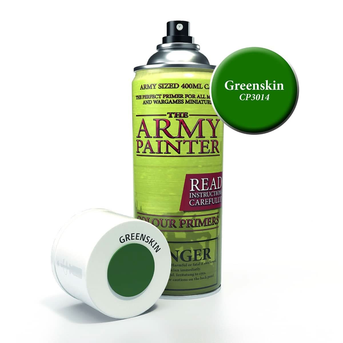 THE ARMY PAINTER COLOUR PRIMER: GREENSKIN SPRAY