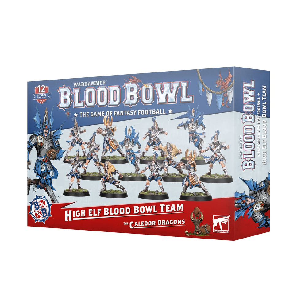 WARHAMMER BLOOD BOWL HIGH ELF THE CALEDOR DRAGONS