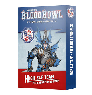 WARHAMMER BLOOD BOWL HIGH ELF TEAM REFERENCE CARDS