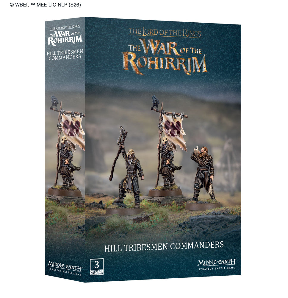 MIDDLE-EARTH THE LORD OF THE RINGS HILL TRIBESMEN COMMANDER STRATEGY BOARD GAME