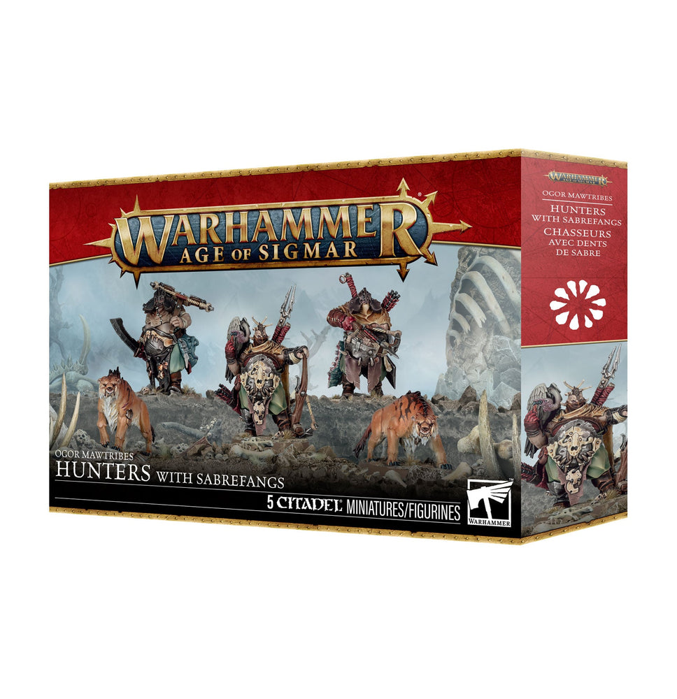 WARHAMMER: AGE OF SIGMAR OGOR MAWTRIBES: HUNTERS WITH SABREFANGS