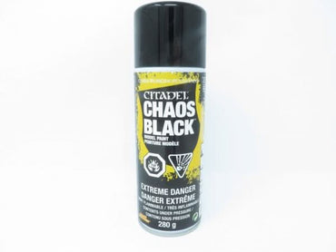 CITADEL CHAOS BLACK SPRAY PAINT 62-02 (CAN)