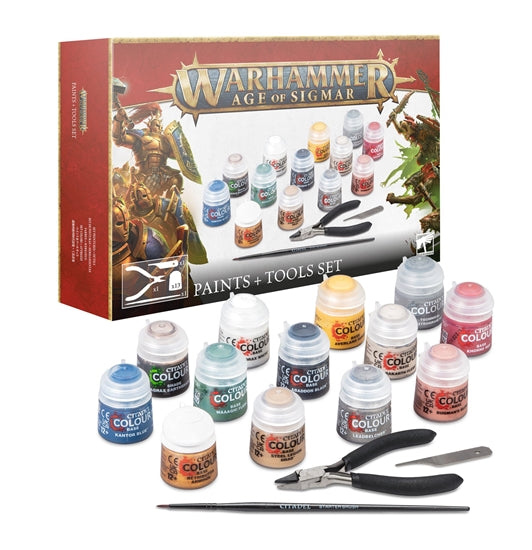 WARHAMMER: AGE OF SIGMAR: PAINTS + TOOLS (2024)