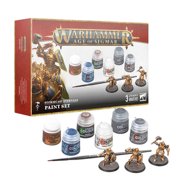 WARHAMMER: AGE OF SIGMAR: STORMCAST ETERNALS PAINTS SET