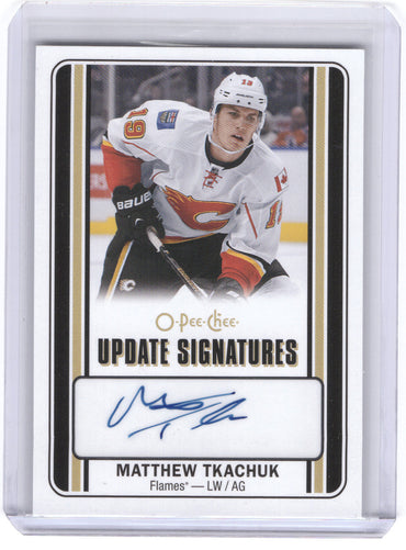 2016-17 O-Pee-Chee Update Signatures #Us-Mt Rookie Rc Auto Matthew Tkachuk