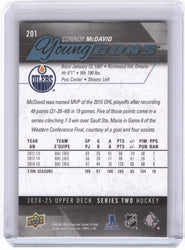2024-25 Upper Deck Series 2 Young Guns Renewed #201 Rookie Rc Connor Mcdavid