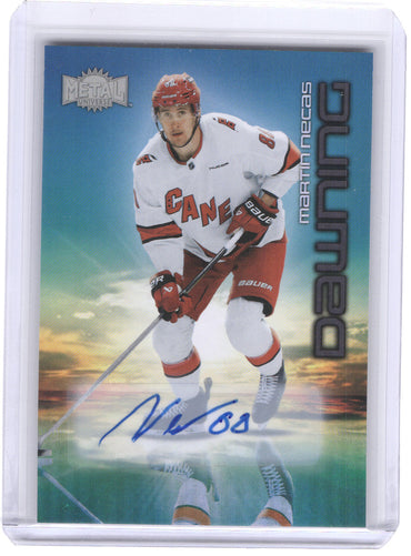 2024-25 Skybox Metal Universe Hockey Dawning #9 Auto Martin Necas