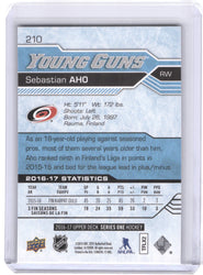 2016-17 Upper Deck Series 1 Young Guns #210 Rookie Rc Sebastian Aho