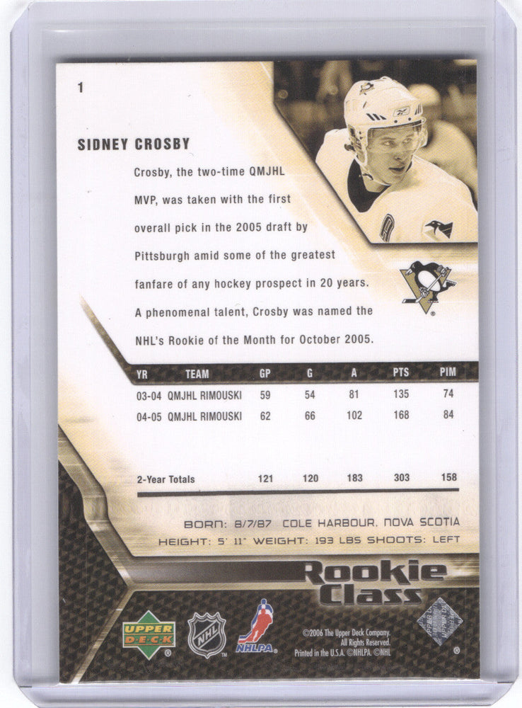 2006 Upper Deck Rookie Class #1 Rookie Rc Sidney Crosby
