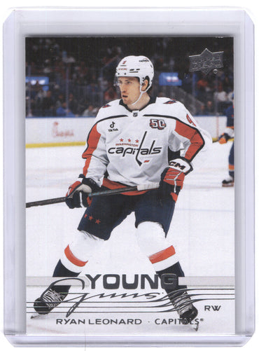 2025-26 Upper Deck Series 1 Young Guns #238 Rookie Rc Ryan Leonard