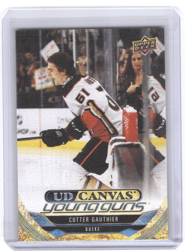 2024-25 Upper Deck Series 1 Young Guns Canvas #C-95 Rookie Rc Cutter Gauthier