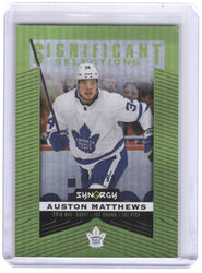 2018-19 Upper Deck Synergy Significant Selections #Ss-10 Rookie Rc Auston Matthews /199