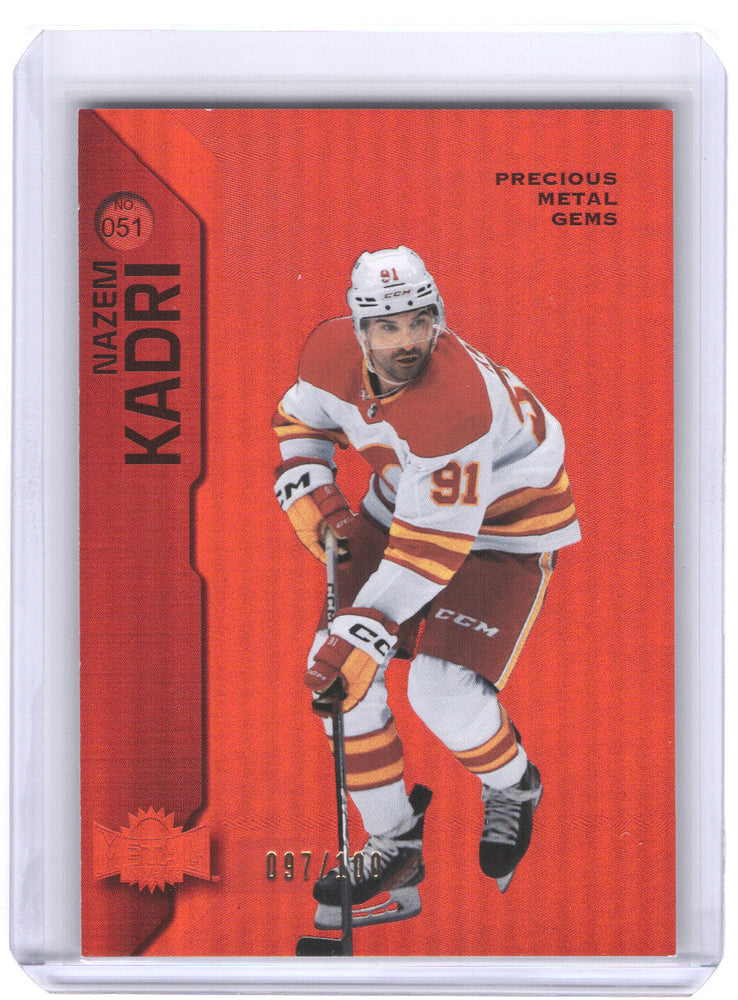 2023-24 Skybox Metal Universe Pmg Red #51 Nazem Kadri /100