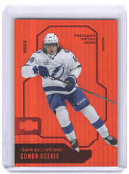 2024-25 Skybox Metal Universe Pmg Red #148 Rookie Rc Connor Geekie /100