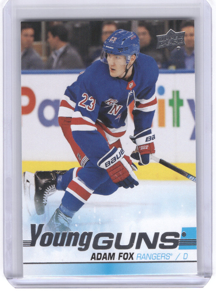 2019-20 Upper Deck Series 1 Young Guns #228 Rookie Rc Adam Fox
