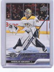 2023-24 Upper Deck Series 1 Young Guns #204 Rookie Rc Yaroslav Askarov