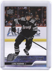 2023-24 Upper Deck Series 1 Young Guns #248 Rookie Rc Luke Hughes