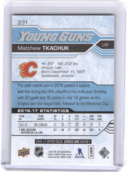 2016-17 Upper Deck Series 1 Young Guns #231 Rookie Rc Matthew Tkachuk