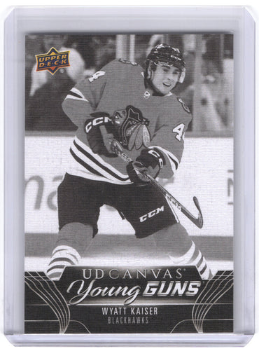 2023-24 Upper Deck Series 1 Young Guns Canvas Black #C98 Rookie Rc Wyatt Kaiser