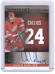 2020-21 Upper Deck Sp Signature Edition Legends Dominant Digits #Dd-40 Auto Chris Chelios