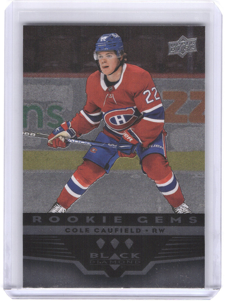 2021-22 Upper Deck Extended Series Black Diamond Retro 3 Star #Bd-40 Rookie Rc Cole Caufield