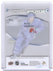 2020-21 Upper Deck Sp Signature Edition Legends All Time Future Watch #432 Peter Forsberg