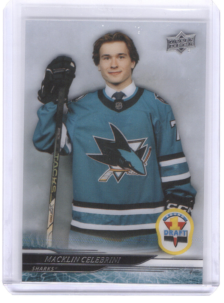 2024-25 Upper Deck Extended Clear Cut 743 Rookie Rc Macklin Celebrini