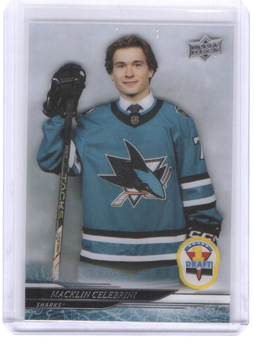 2024-25 Upper Deck Extended Clear Cut 743 Rookie Rc Macklin Celebrini