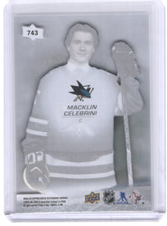 2024-25 Upper Deck Extended Clear Cut 743 Rookie Rc Macklin Celebrini