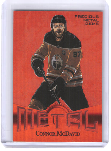 2022-23 Skybox Metal Universe Precious Metal Gems Rt-1 Connor Mcdavid /100