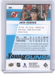 2019-20 Upper Deck Series 1 Young Guns 201 Rookie Rc Jack Hughes