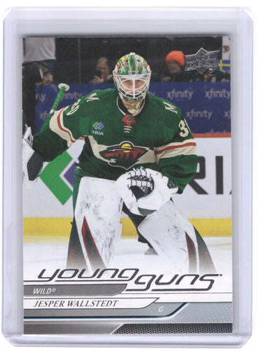 2024-25 Upper Deck Series 1 Young Guns 202 Rookie Rc Jesper Wallstedt