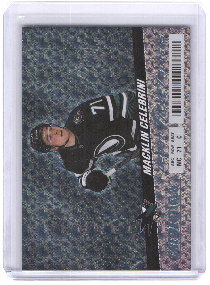 2024-25 Upper Deck Credentials Debut Ticket Access #111 Rookie Rc Macklin Celebrini
