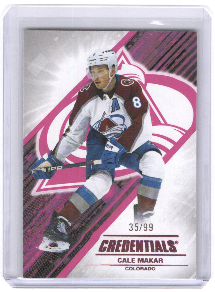 2024-25 Upper Deck Credentials Pink #42 Cale Makar /99
