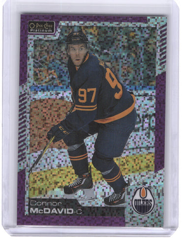 2020-21 Upper Deck O-Pee-Chee Platinum Violet Pixels #1 Connor Mcdavid /299