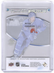 2020-21 Upper Deck Sp Signature Edition Legends All-Time Future Watch Acetate #432 Peter Forsberg