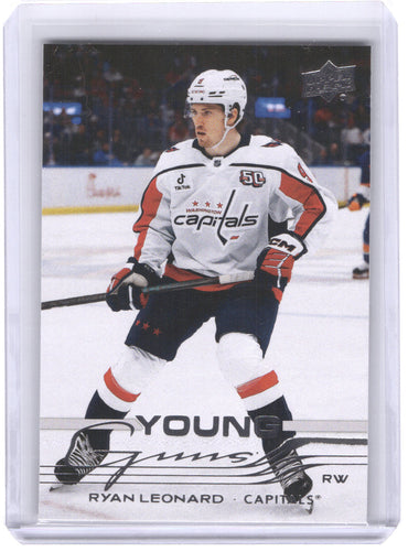 2025-26 Upper Deck Series 1 Young Guns #238 Rookie Rc Ryan Leonard
