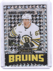 2024-25 Upper Deck O-Pee-Chee Platinum Houndstooth Retro R20 Brad Marchand /15