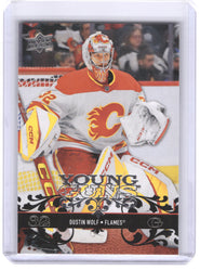 2023-24 Upper Deck Extended Young Guns #T-40 Rookie Rc Dustin Wolf
