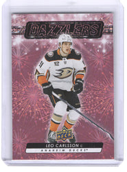 2023-24 Upper Deck Extended Dazzler Dz-122 Rookie Rc Leo Carlsson
