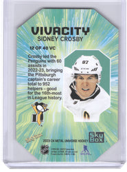 2023-24 Skybox Metal Universe Vivacity 12Of40 Sidney Crosby