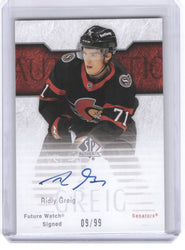 2024 Upper Deck Sp Authentic Future Watch Signed Rfwa2-53 Rookie Rc Auto Ridly Greig