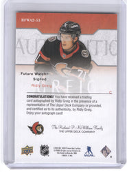 2024 Upper Deck Sp Authentic Future Watch Signed Rfwa2-53 Rookie Rc Auto Ridly Greig