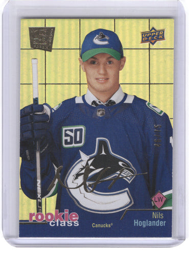 2020-21 Upper Deck Extended Rookie Class Rc-14 Rookie Rc Nils Hoglander /75