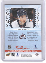 2023-24 Upper Deck Tim Hortons Collector's Series Ice Gems Ig-4 Cale Makar