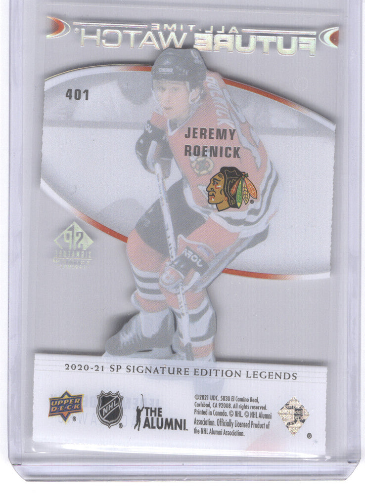 2020-21 Upper Deck Sp Signature Edition Legends All-Time Future Watch Clear #401 Jeremy Roenick