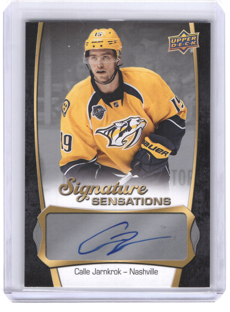 2016-17 Upper Deck Series 1 Signature Sensations Ss-Cj Auto Calle Jarnkrok