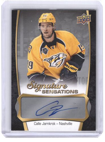 2016-17 Upper Deck Series 1 Signature Sensations Ss-Cj Auto Calle Jarnkrok